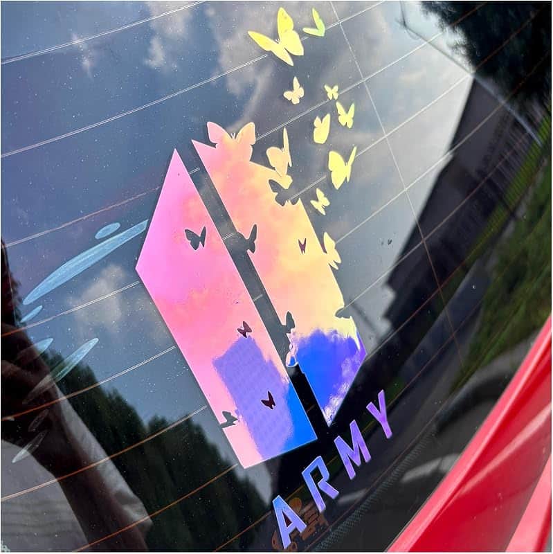 Army Stickers Music Fans Stickers Removble Vinyl Decals for Bumper,Laptop,Waterbottle,Tru…