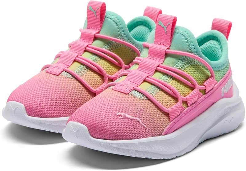 Kids Girls One4all Slip On Sneakers Shoes Casual - Pink