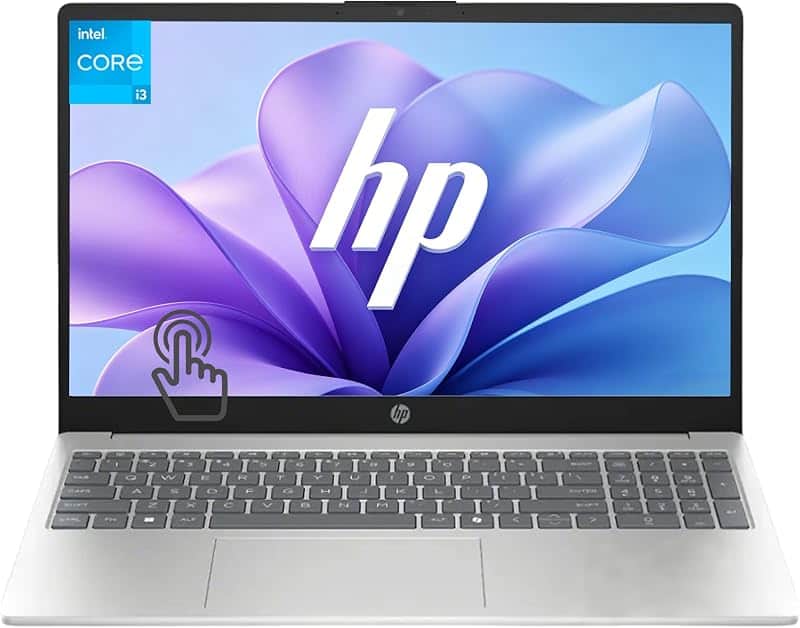Customized Premium HP 15.6" HD Touch Laptop, i3 CPU, 8GB, 256GB, Windows 11 | | RAM Upgra…