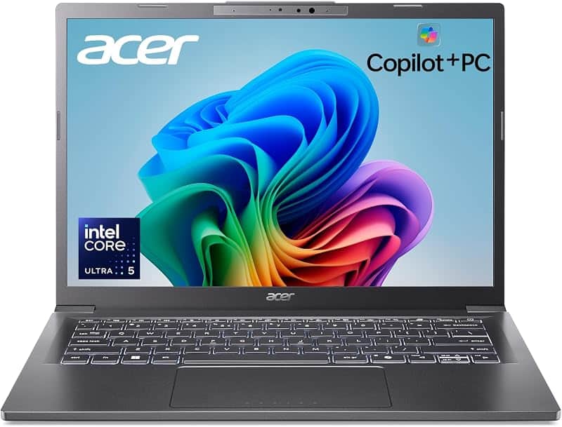 Aspire 14 AI A14-52M A14-52M-51S1 14" Copilot+ PC Notebook - WUXGA - 60 Hz - Intel Core U…