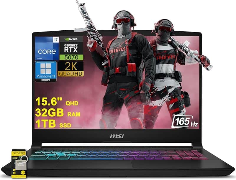 Katana 15 HX Gaming Laptop 15.6" QHD 165Hz (100% DCI-P3) Intel 16-core i7-14650HX (Beats…