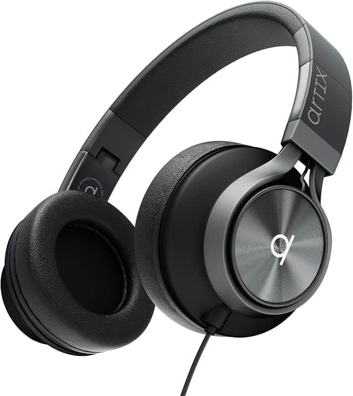 Artix Over Ear Headphones Wired with Mic, Corded Head Phones (3.5mm Jack) | Compatible wi…