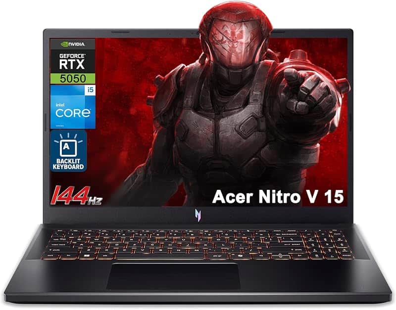 Customized Laptop Made with Acer Nitro V 15 Gaming Laptop 15.6" FHD IPS 165Hz Intel 8-cor…