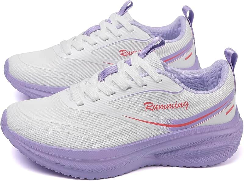 Women's Men's Running Shoes Sneakers, Breathable Mesh Lightweight Non Slip