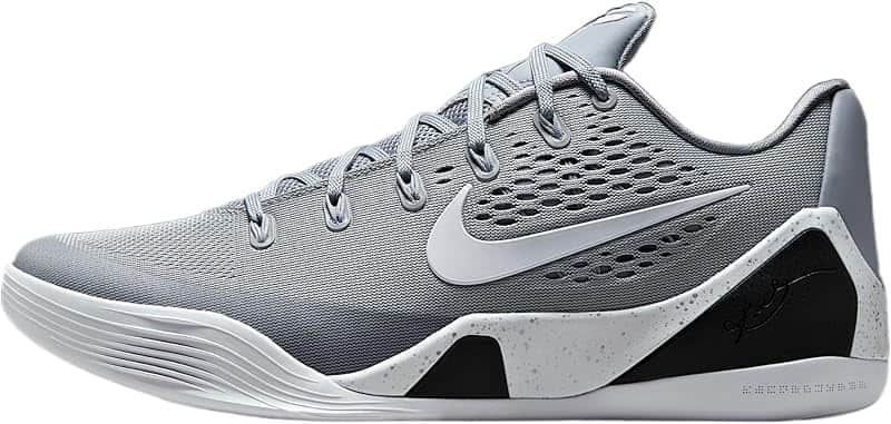 Kobe IX Elite Low EM Protro Basketball Shoes (Wolf Grey/White/White)