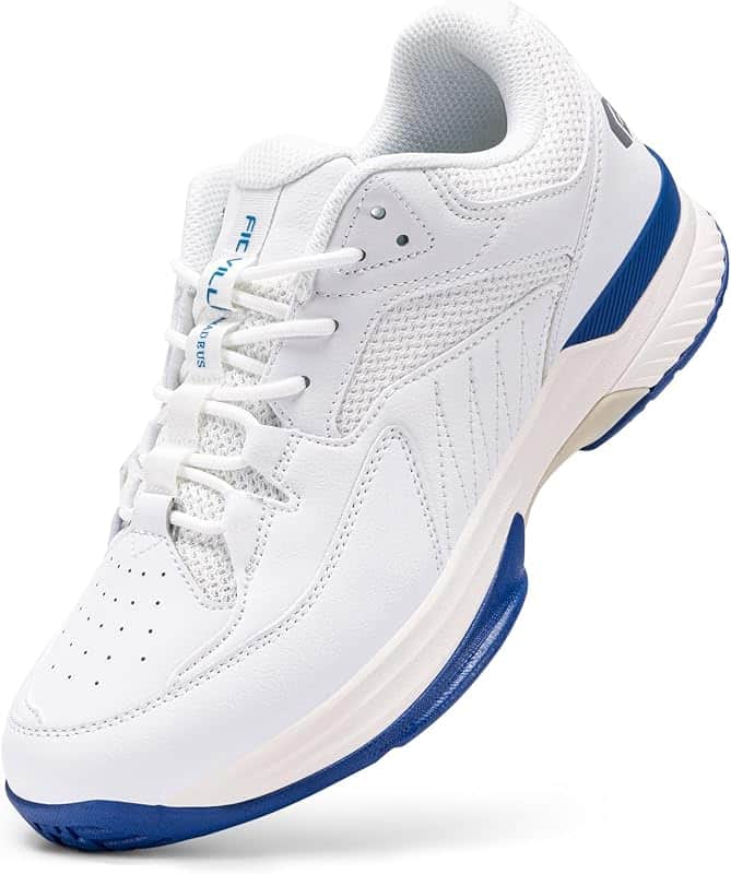 Men‘s Wide Pickleball Shoes All Court Tennis Shoes with Arch Support for Plantar Fasciitis