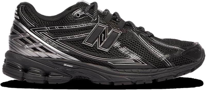 1906R - Men's Casual Running Shoes (Black/Silver)