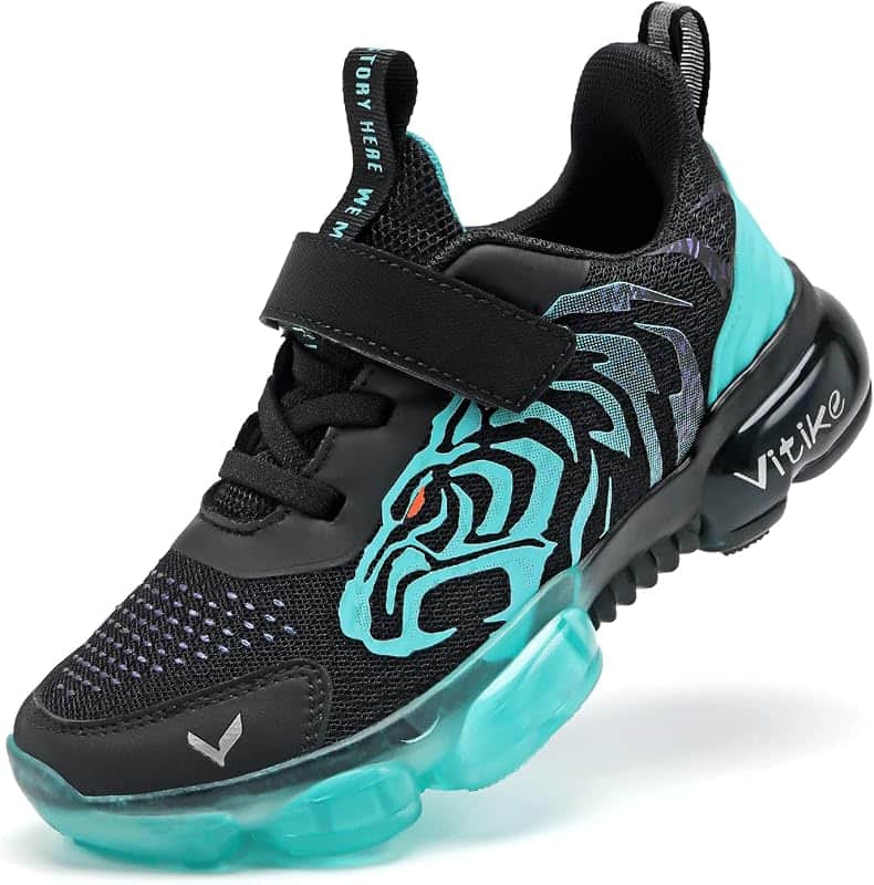 Boys Girls Kids Sneakers Knitted Mesh Running Tennis Athletic Shoes