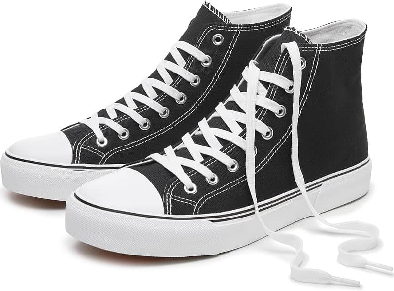 High Top Canvas Sneakers Fashion Walking Shoes