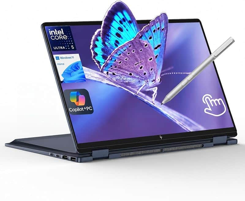 OmniBook X Flip 14 2-in-1 Touchscreen Laptop, Intel Core Ultra 5 226V