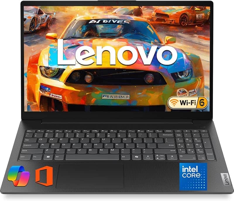 2026 V15 Slim Laptop | 15.6" Anti-Glare FHD Display | Intel Powerful Quad-Core Processor…
