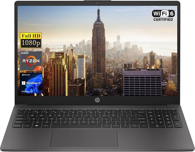 255 G10 15.6" FHD Business Laptop, AMD Ryzen 7 7730U, 16GB RAM, 512GB PCIe SSD, Numeric K…