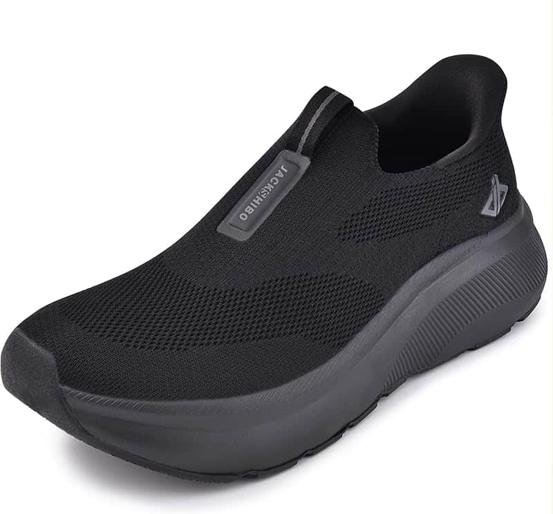 Men Slip in Free up Hands Shoe Wide Toe Box Arch Support Orthopedic Walking | Mens Casual…