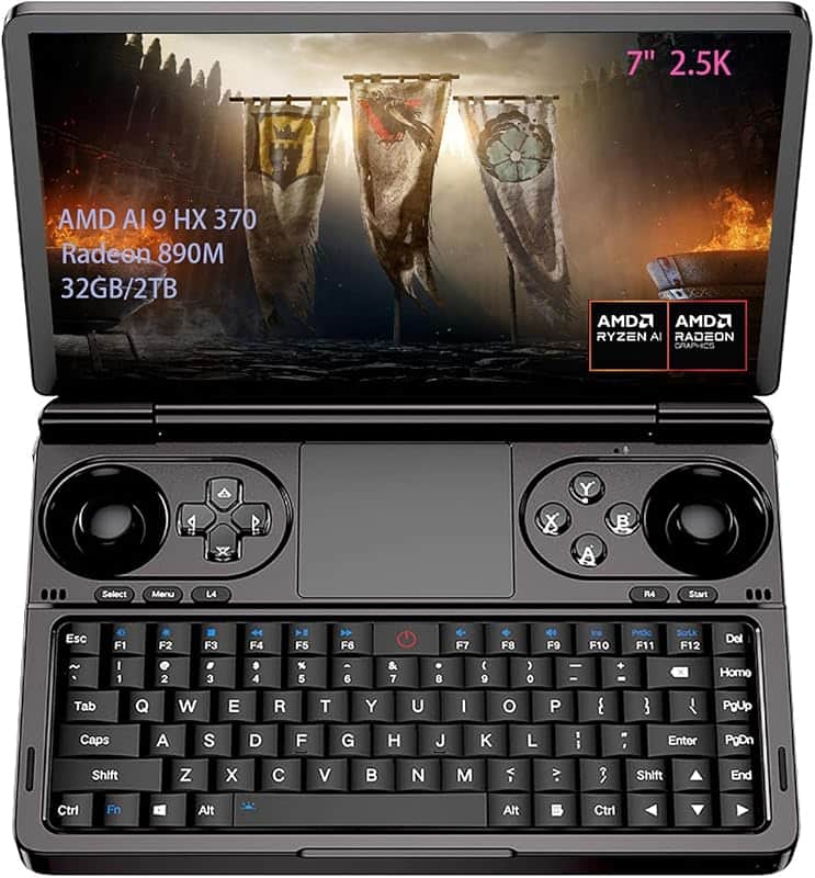 GPD WIN Mini 2025 Handheld Game Console, 7" Touchscreen Gaming PC Mini Laptop Gamepad UMP…