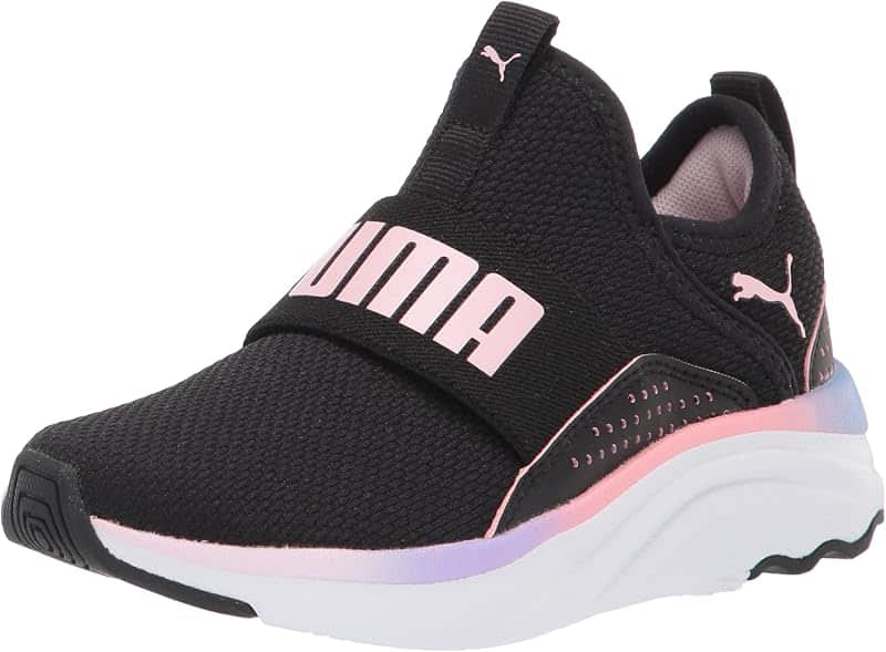 Kids Girls Softride Sophia Slip On Sneakers Shoes - White