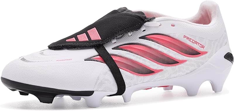 League Fold-Over Tongue Firm Ground Sneakers Shoes - White