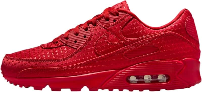 Air Max 90 Premium Valentine’s Day Men's Shoes (University Red/Black/University Red)