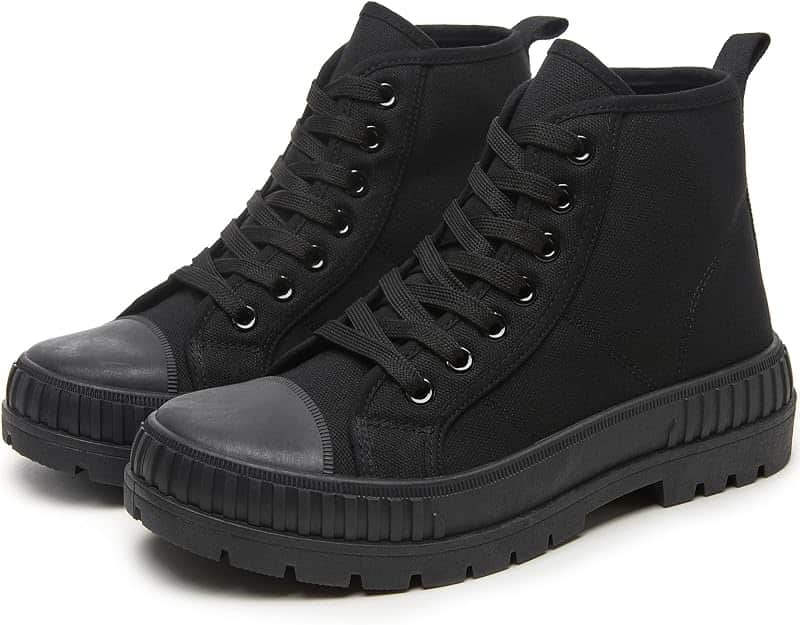 Women's High Top Platform Sneakers Canvas Shoes