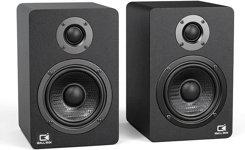 H1 Computer Speakers for Desktop PC, Monitor & Laptop, 60W Powered 2.0 Stereo with Blueto…