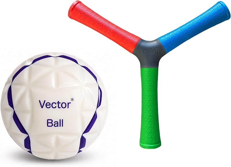 Eye On Ball Vector Ball S + HECOstix RGB Bundle - Reaction Training Set | Color-changing…