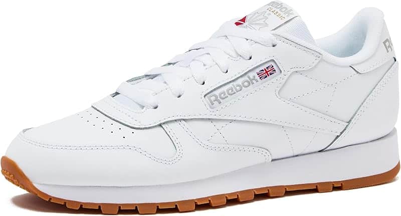 Classic Leather Sneakers for Women - Casual Tennis Womens Shoes