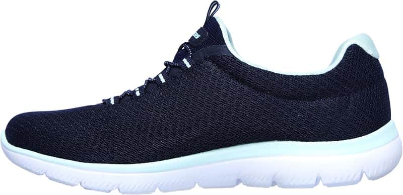 womens Summits Sneaker, Navy Aqua, 7.5 US