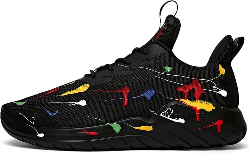 Kids Tennis Shoes Lightweight Breathable Boys Running Shoe Fashion Walking Sneakers for G…