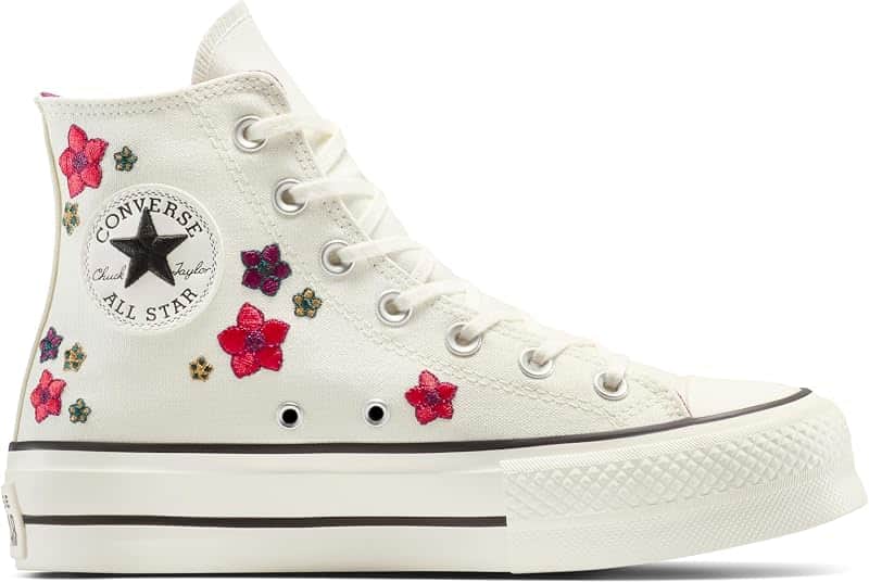 Women's Chuck Taylor All Star Lift Platform Flowers High Top Sneaker
