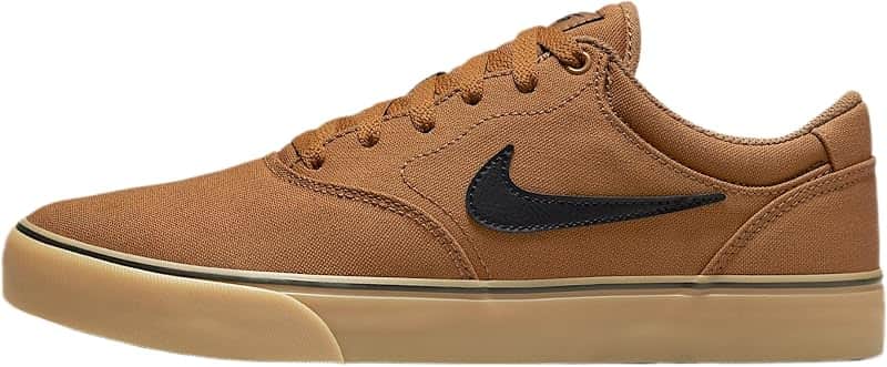 SB Chron 2 Canvas Skateboarding Shoes (Ale Brown/Ale Brown/Black Light Brown/Black)