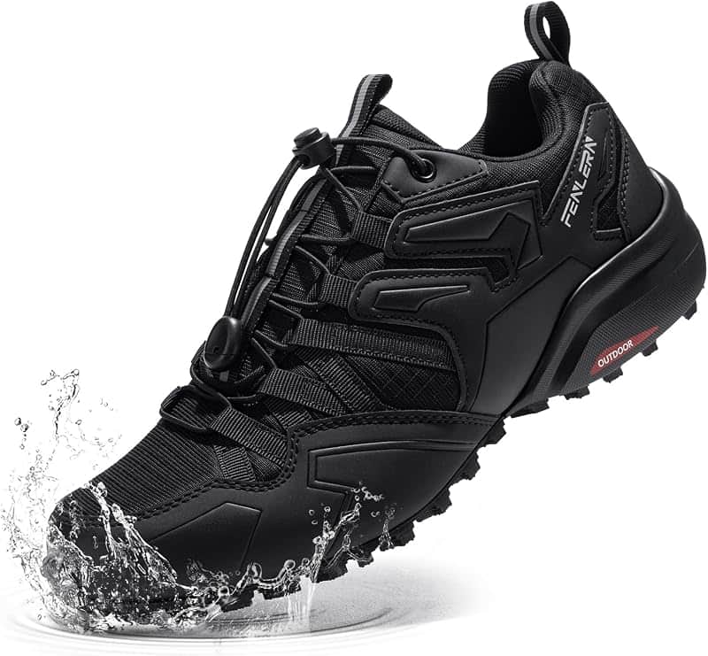 Men's Trail Running Shoes Waterproof Hiking Sneakers