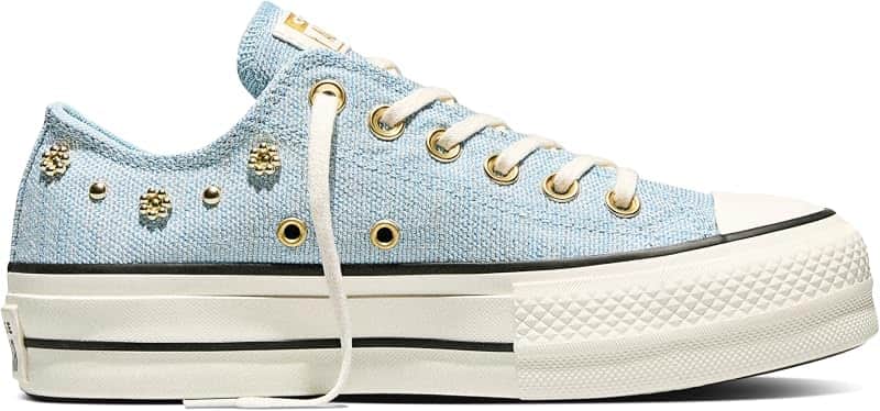 Women's Chuck Taylor All Star Lift Platform Heathered Glam Low Top Sneaker
