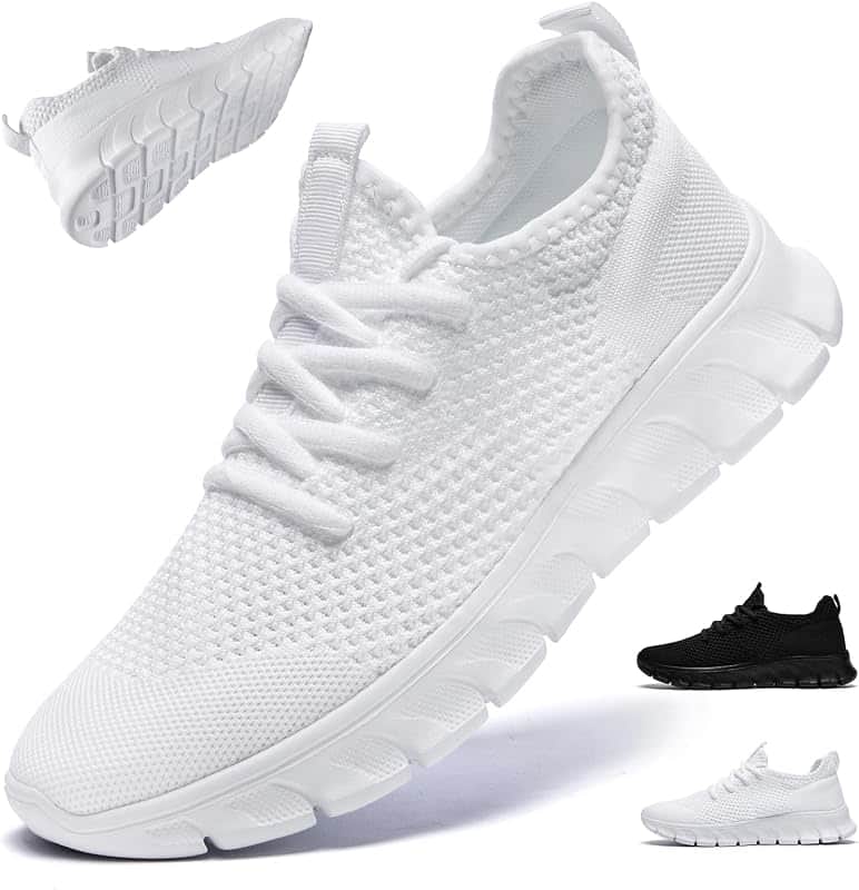 Womens Walking Shoes Running Tennis Sneakers Non Slip Gym Slip on Work Shoe