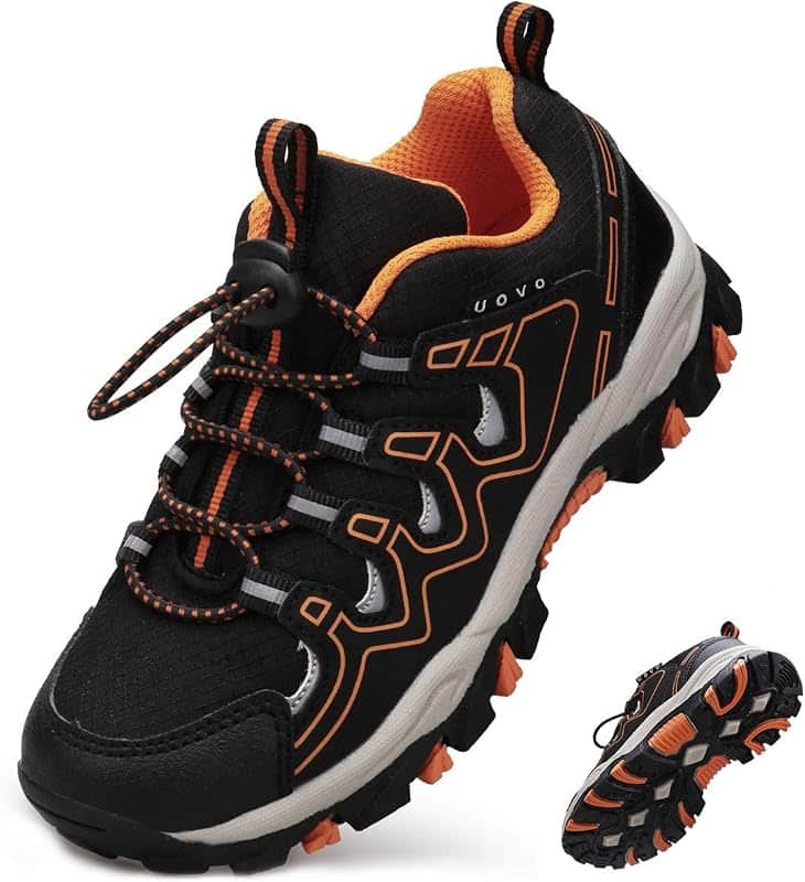 UOVO Boys Shoes Boys Tennis Running Sneakers Waterproof Hiking Shoes Kids Outdoor Fashion…