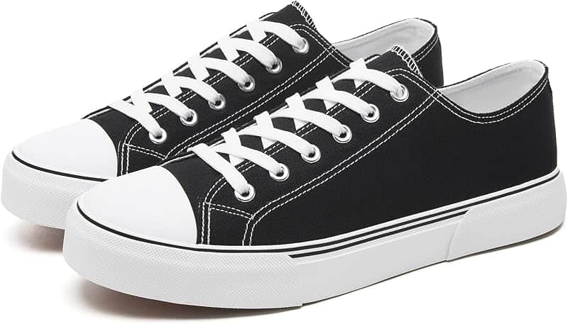 Men Canvas Low top Shoes Classic Casual Sneakers Mens Fashion Shoes