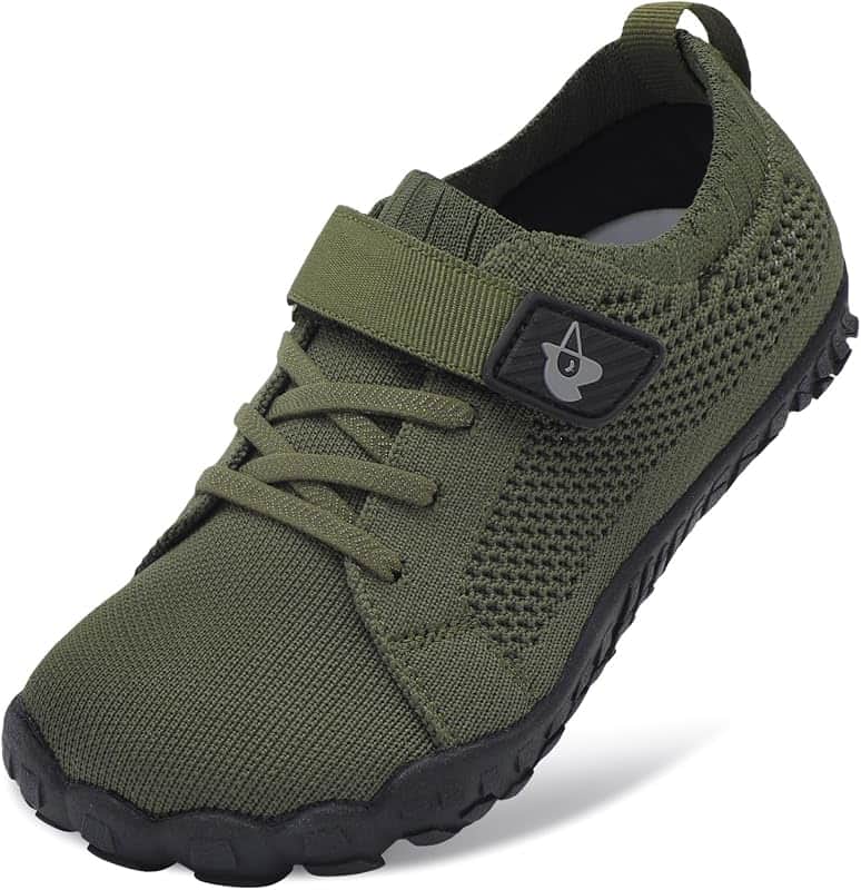 Kids Barefoot Shoes Boys Girls Wide Toe Box Zero Drop Sneakers