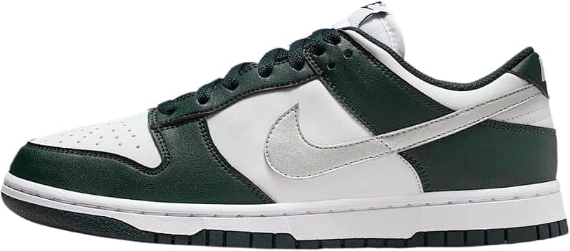 Dunk Low Women's Shoes (Seaweed/White/Sail/Metallic Silver)