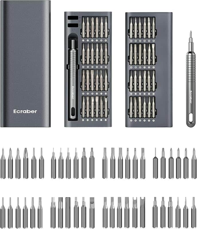 51-IN-1 Mini Precision Screwdriver Sets, Portable Magnetic Small Repair Tool Kit with Tor…