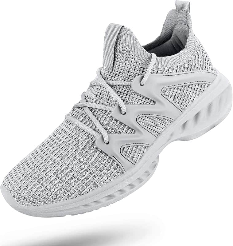 Men's Slip on Walking Shoes Athletic Non Slip Tennis Running Shoes