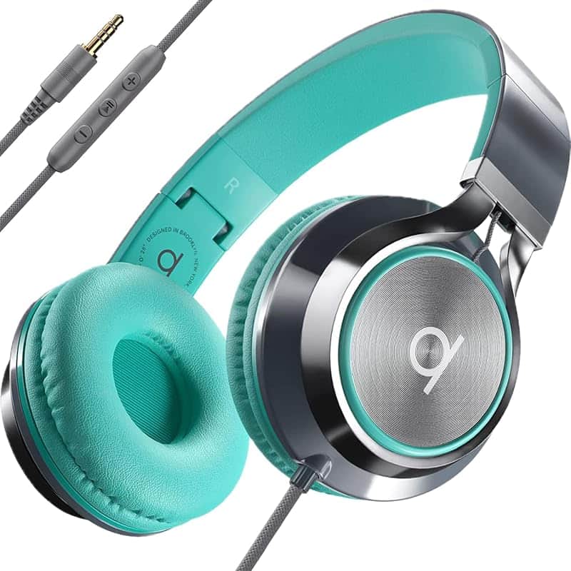 ARTIX Wired Headphones with Mic - Corded Headphones for Kids, Teens & Adults with Microph…