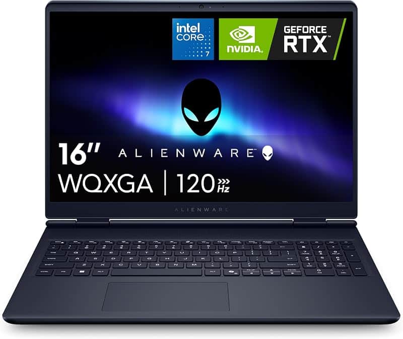 Alienware 16 Aurora Gaming Laptop, RTX 5050, Intel Core 7 240H
