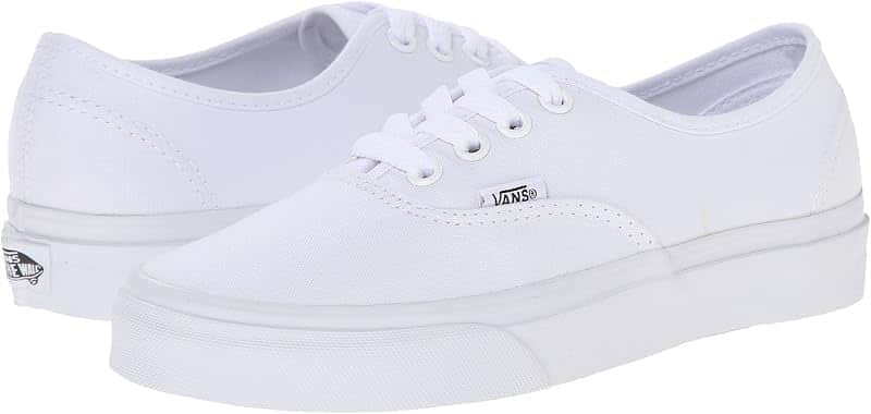 U Authentic Shoes in True White, 13 D(M) US Mens, True White