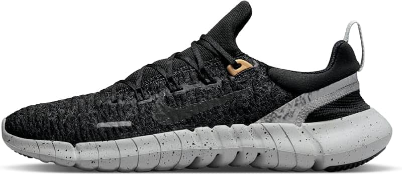Free Run 5.0 Men's Road Running Shoes (Black/Dark Smoke Grey/Black)