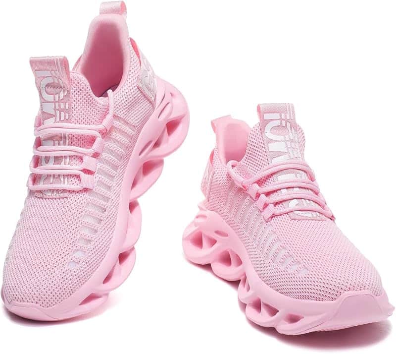 GSLMOLN Womens Walking Shoes Mesh Non Slip Gym Sports Casual Fashion Sneakers