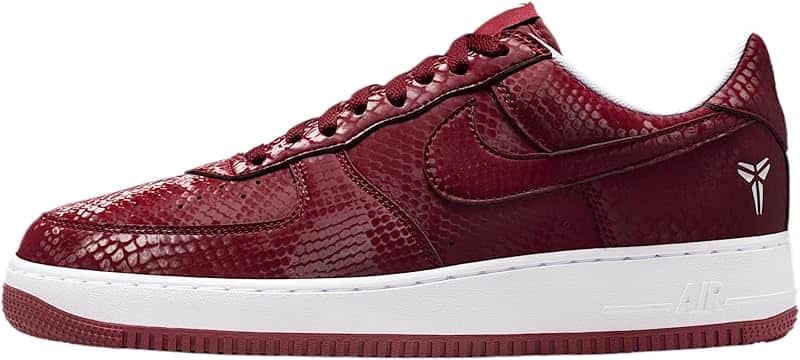 Kobe Air Force 1 Low 'Lower Merino High: Away' Men's Shoes (Team Red/White)