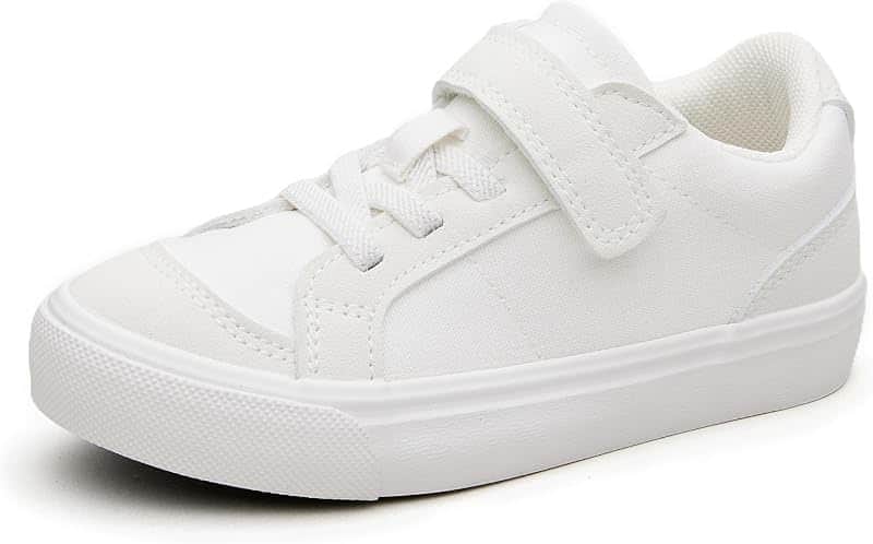 Kids Slip On Sneakers Toddler Hook and Loop Walking Shoes