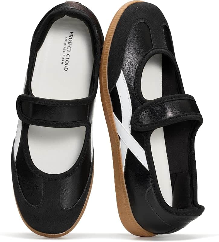 Mary Jane Shoes, Comfortable Fashion Sneakers for Women