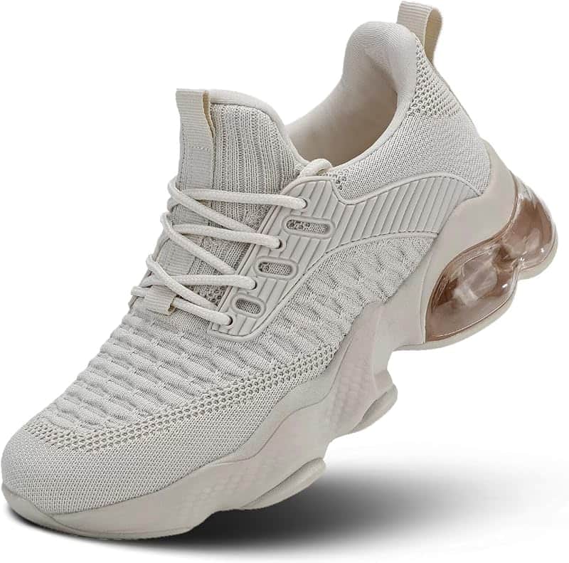 Womens Slip On Walking Shoes Air Running Casual Fashion Tennis Sneakers Comfortable Non S…