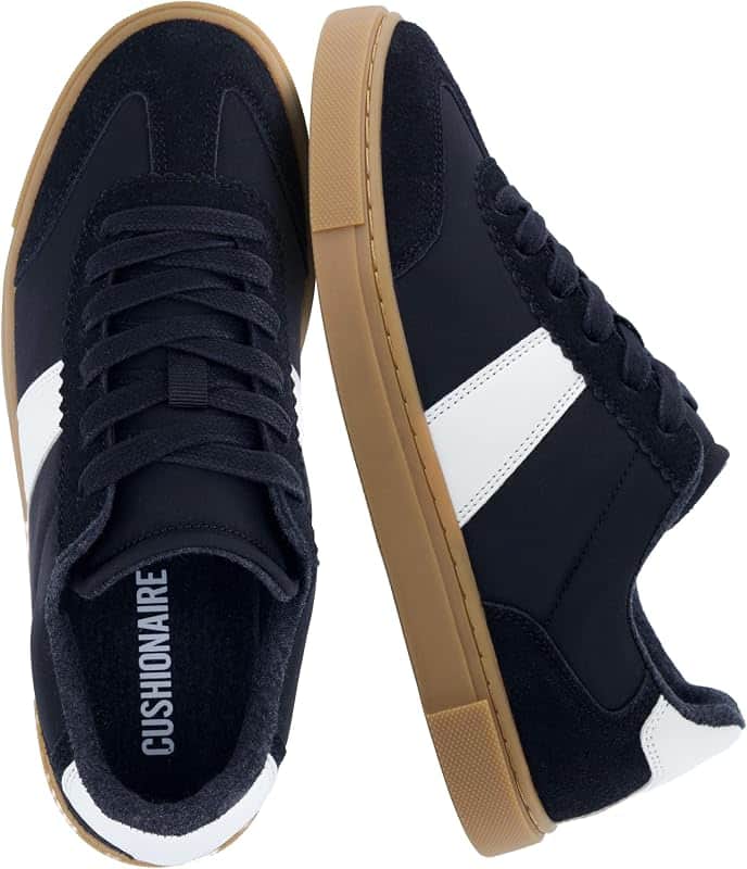 CUSHIONAIRE Balance Womens Sneakers, Casual Tennis Shoes for Women with Memory Foam and S…