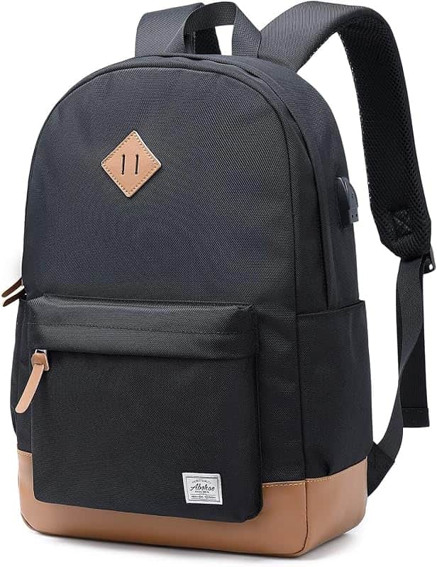 Classical Basic Womens Travel Backpack For College Men Water Resistant Laptop School Book…