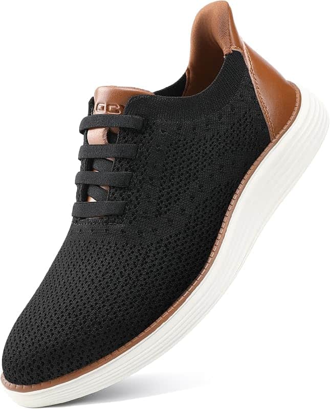 Men's Slip on Casual Dress Tennis Walking Shoes Ease in Laceless Fashion Sneakers Breeze…